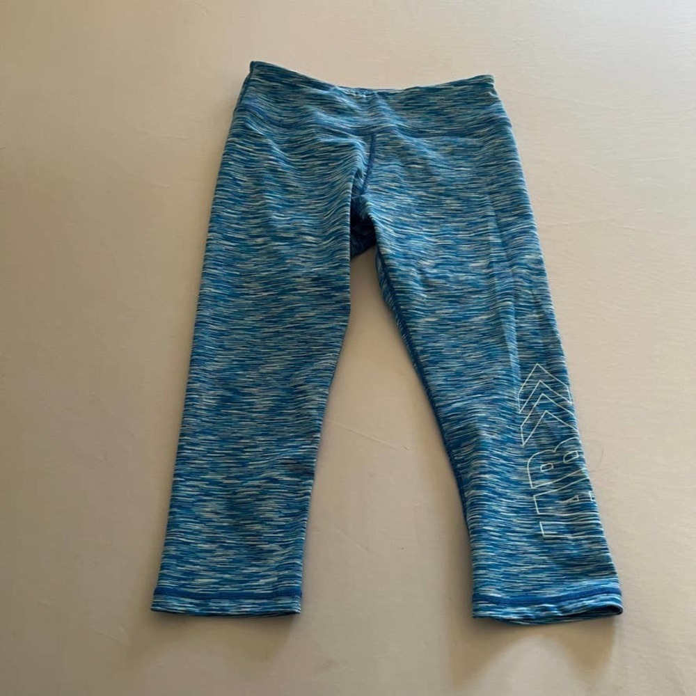 IAB Blue space dye capri leggings S